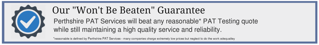 Pitlochry PAT Testing Best Price Guarantee